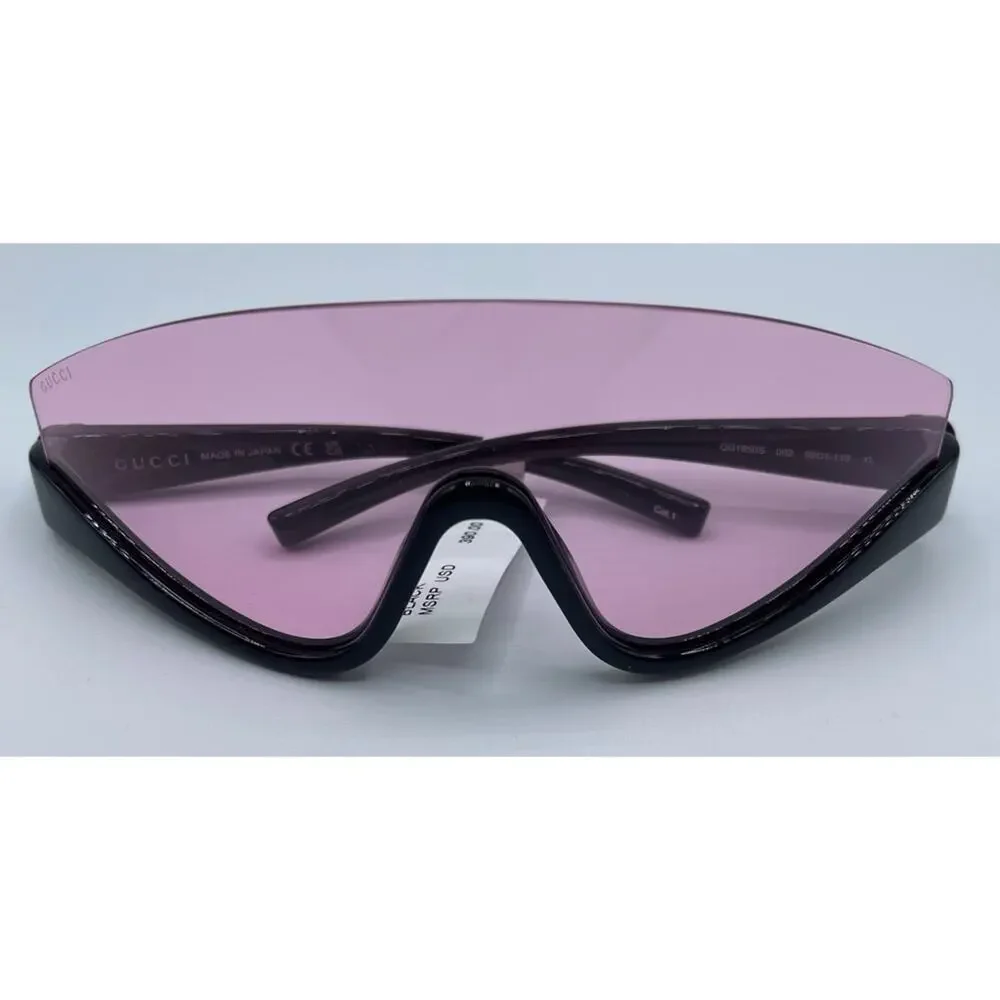 GUCCI Shield GG1650S 002 Black Pink Unisex Sunglasses